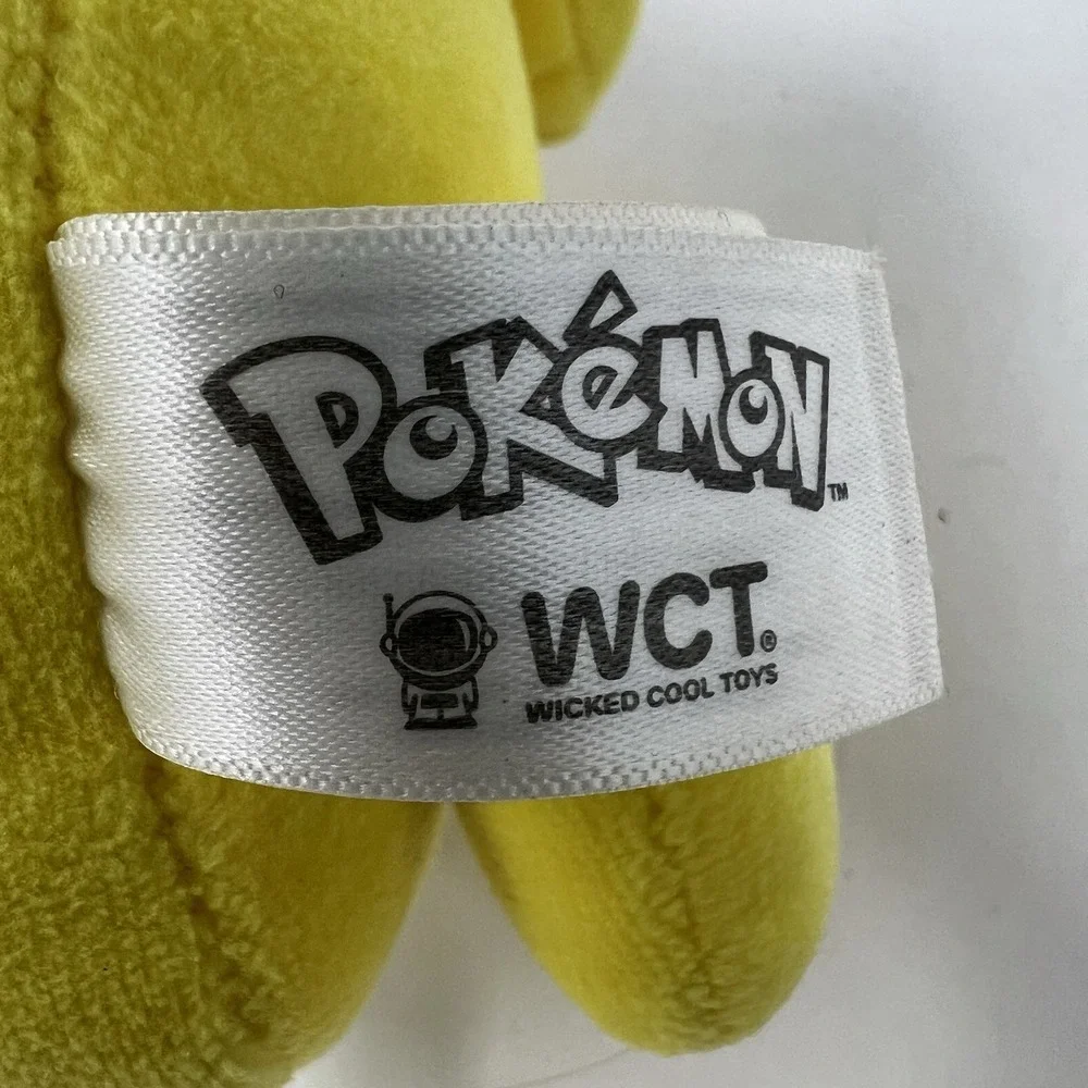 WCT Pikachu Pokemon Small Yellow Pink‎ Flower Stuffed Animal Plush Toy